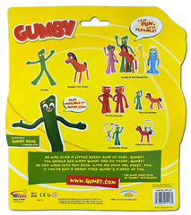 NJ Croce Gumby and Pokey retro toy collection in poseable configuration