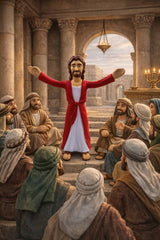 NJ Croce Jesus Nazareth detailed design highlights lifelike robes and facial features.