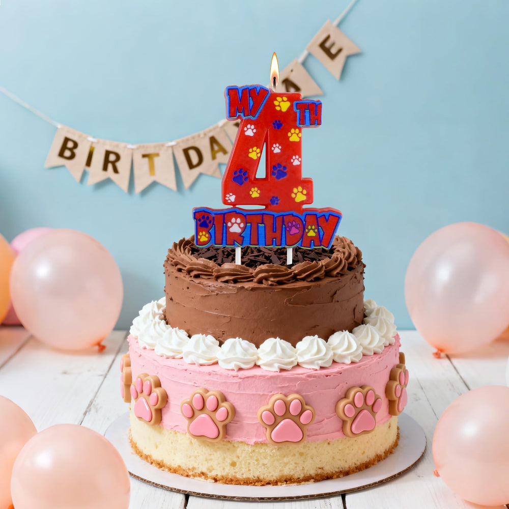 NKM safe odorless birthday candle keeps cake decorating pleasant and kid-friendly