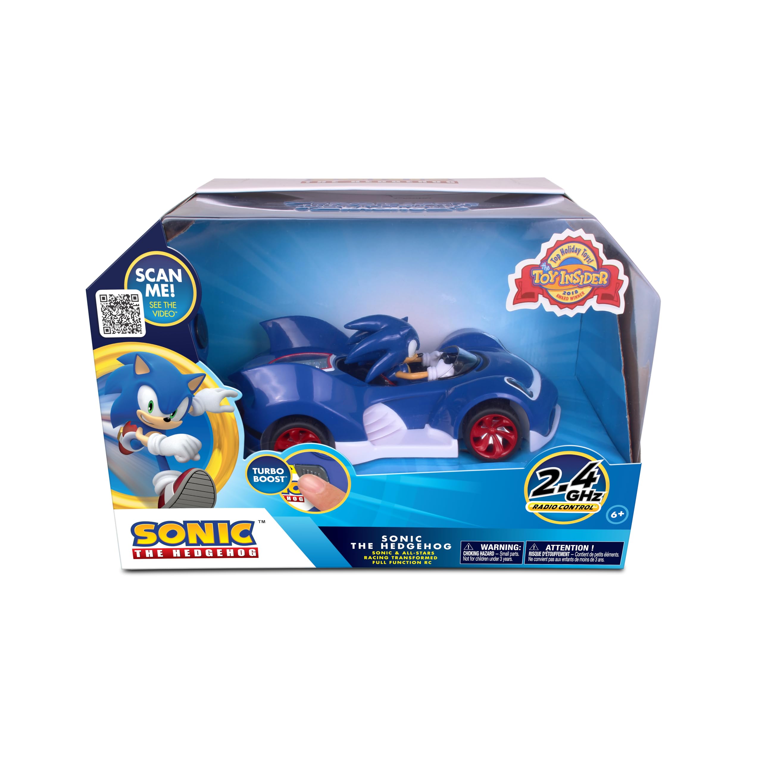NKOK RC Sonic SSAS R2 blue design highlights Sonic branding.