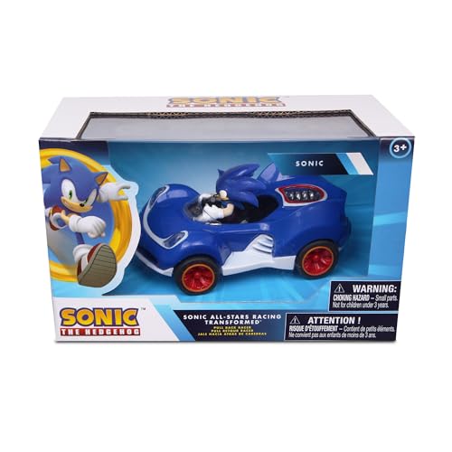 NKOK Sonic Speed Star pullback side view shows grippy tires for stable play.