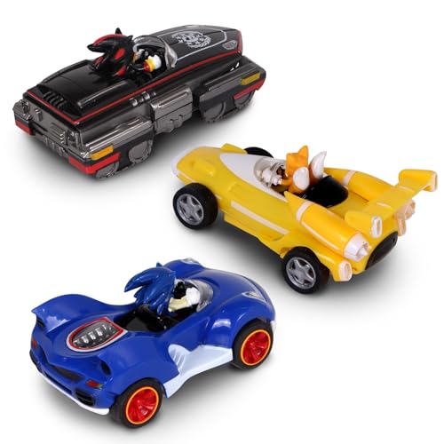 NKOK Tails pullback figure highlighting agile sidekick feel for collectible display.