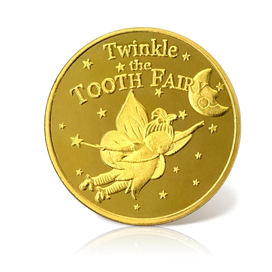 NLR FUN Tooth Fairy Coins back view, anti-fade finish shown