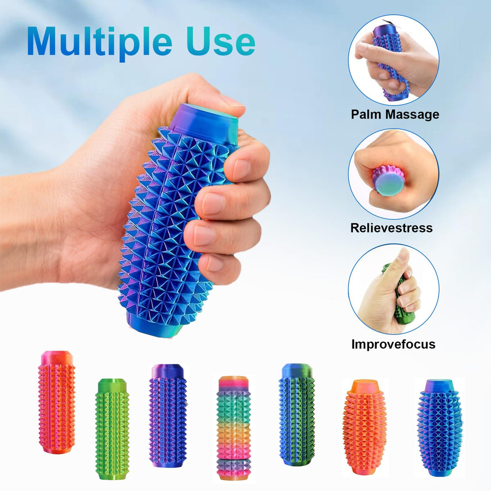 Noafuxy Little Ouchies compact keychain for portable anxiety relief anywhere.