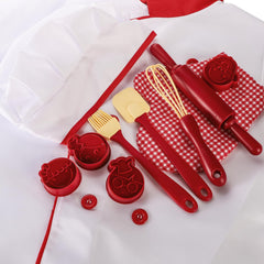 Noamus cookie cutters in multiple shapes spark pretend baking creativity.
