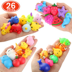 Nobasco squishies animal-figures image, adorable mini toys for play and fidgeting.
