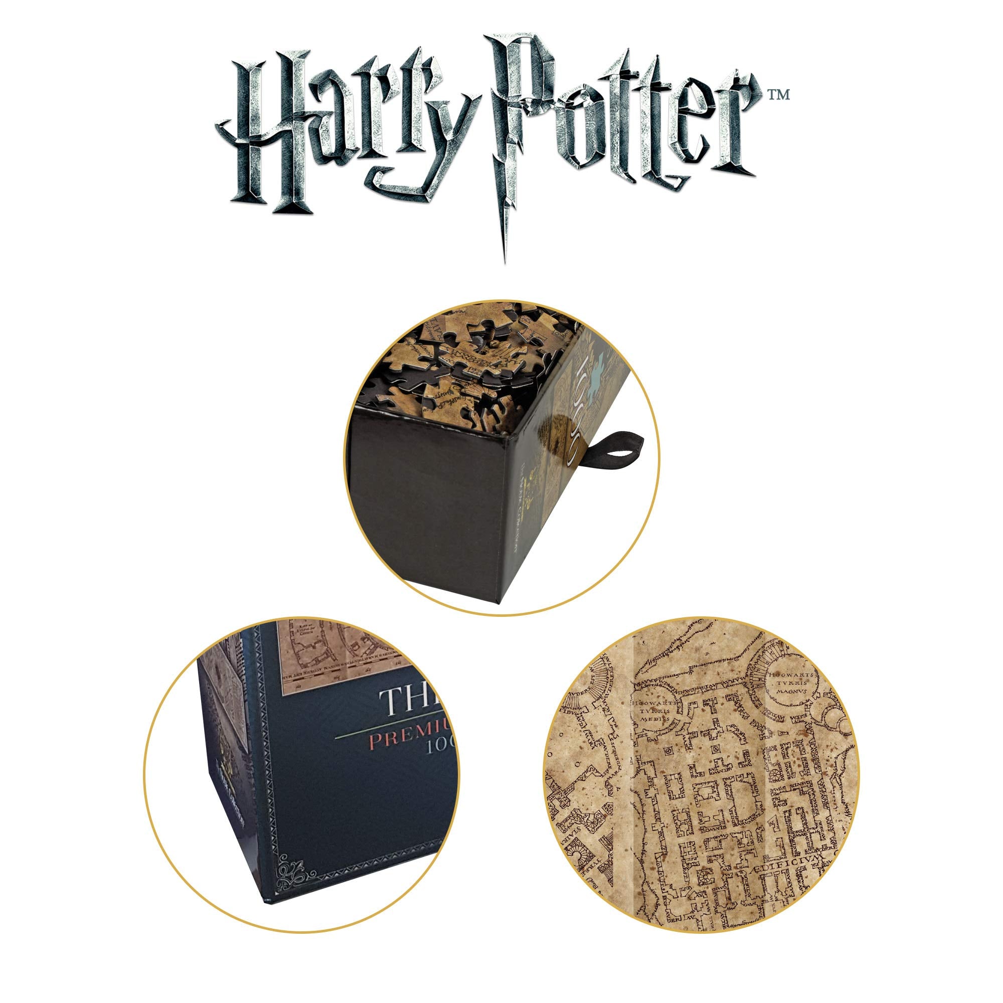 Harry Potter Marauders Map Puzzle featuring iconic map design for collectors.
