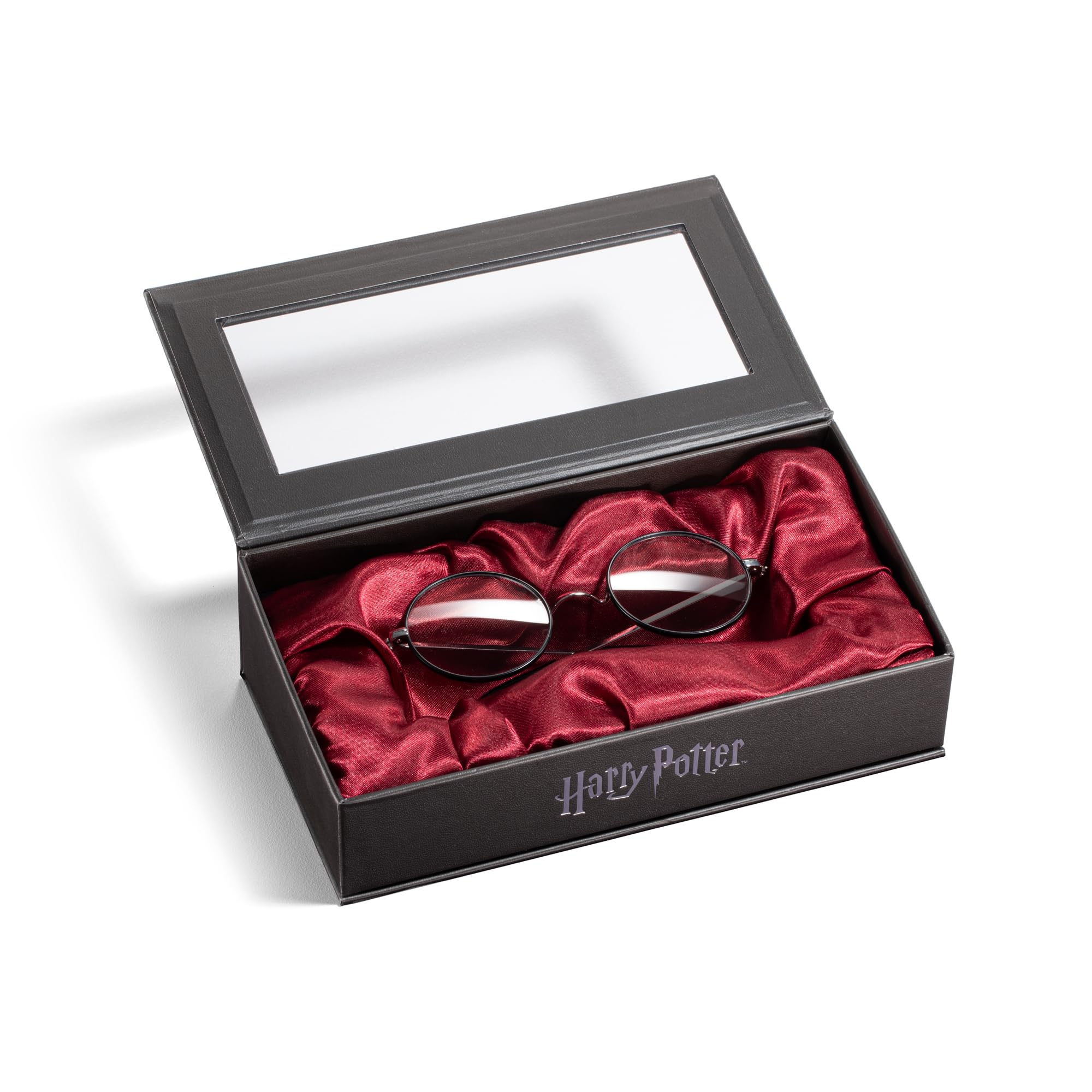The Noble Collection Harry Potter's Glasses displayed for Wizarding World fans.