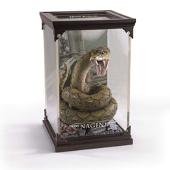Nagini resin figurine with removable cover for flexible display options.