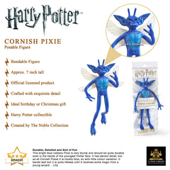 The Noble Collection poseable Pixie figure ready for dynamic shelf setups.