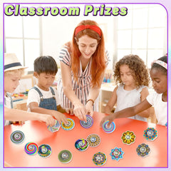 Nobleboy durable acrylic spinner with smooth rotation for quiet play.
