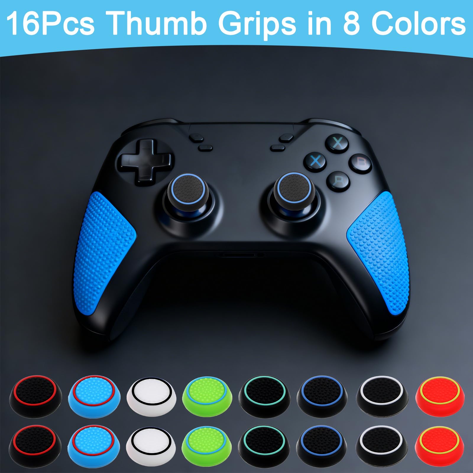 Nogeqi protective analog stick covers shield controllers' sticks from wear.