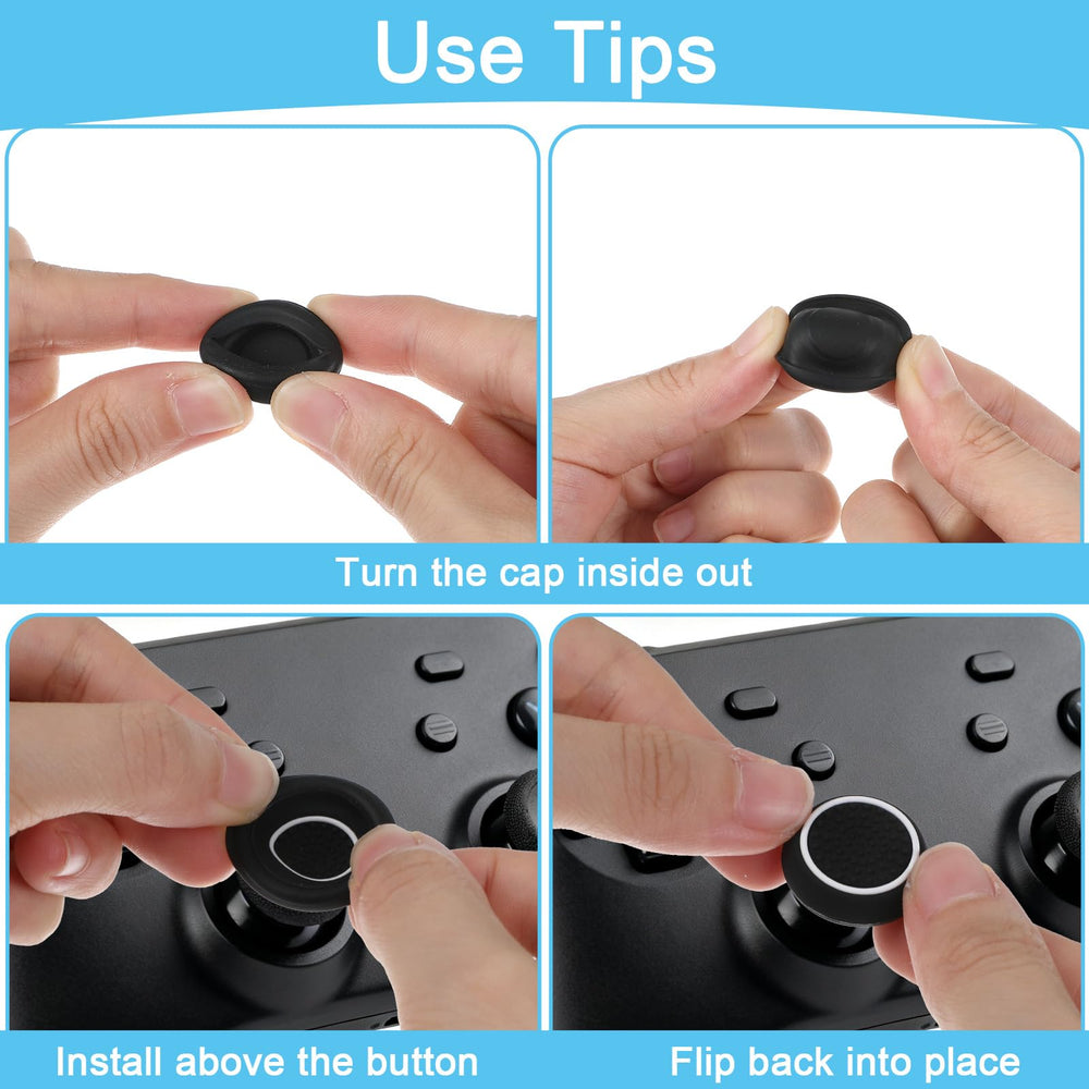Nogeqi PS4 PS5 thumb grips protect sticks and preserve feel.