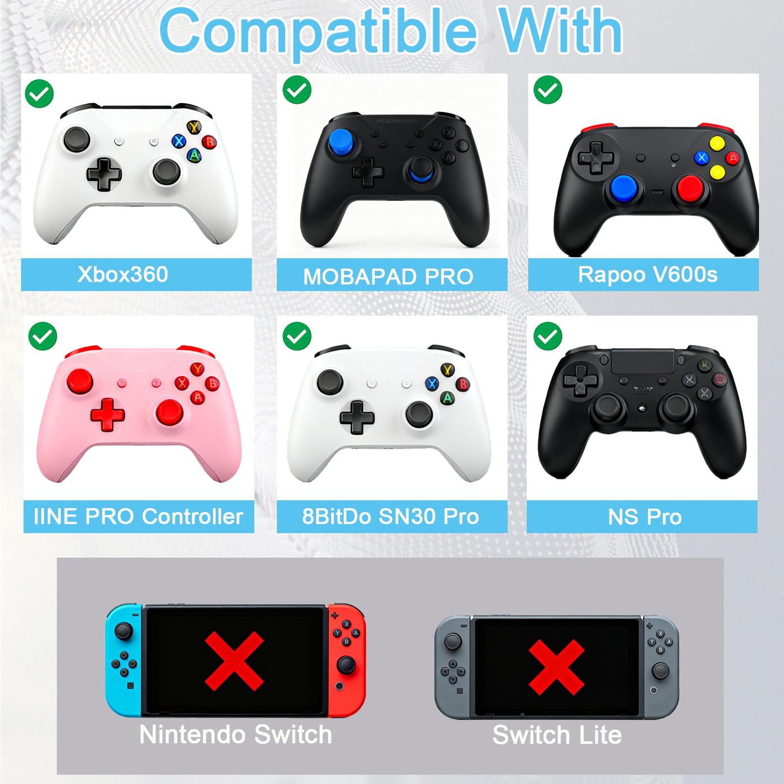 Nogeqi ultra-thin grips preserve stick sensitivity while boosting comfort.