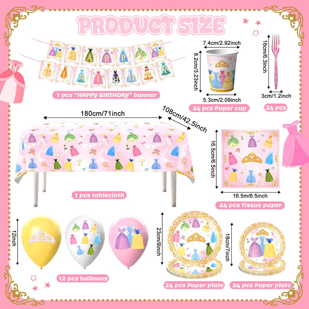 Nolaroth Princess Dessert Plates add color and quick cleanup after treats.