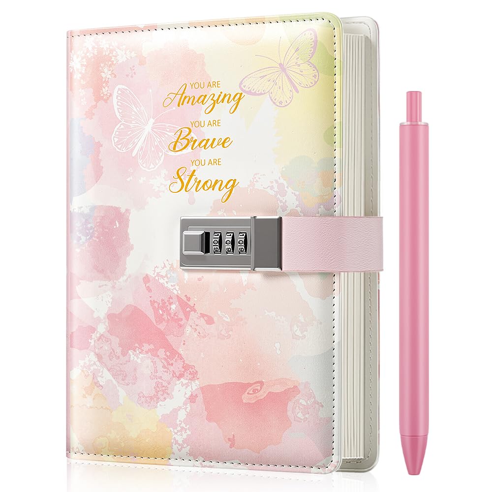 Nollh Diary with Lock cover shows private journaling with a stylish, secure design.
