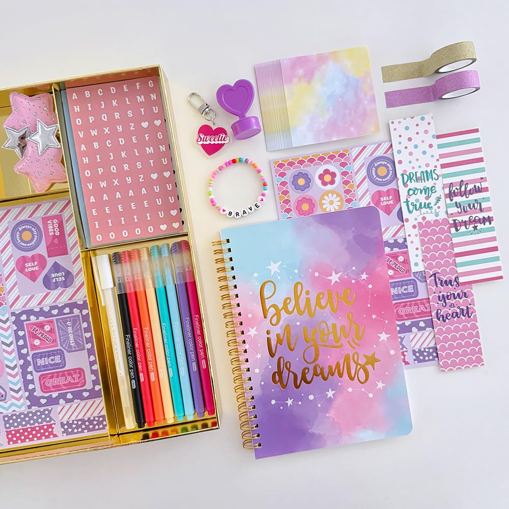 Nollh DIY Journal Kit storage box for tidy crafting supplies
