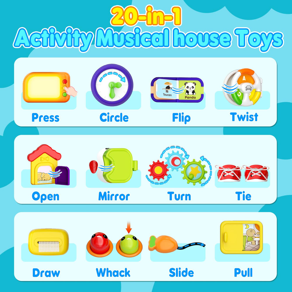 Noltola Toddler Musical Learning House—math patterns for counting and pattern recognition