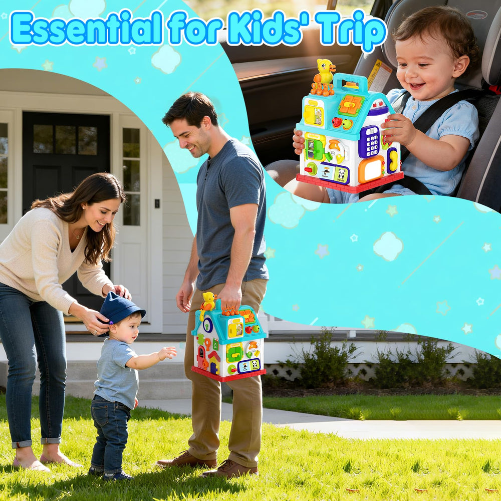 Noltola Toddler Musical Learning House—unlocking design encourages curiosity and problem solving