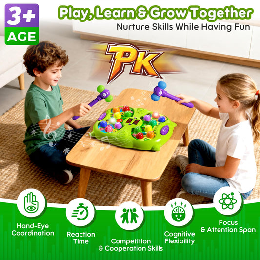Noltola Whack Mole Game competitive PK mode for siblings and friends.
