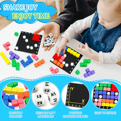 NONSOMPLE Brain Square color shapes aid quick visual recognition.