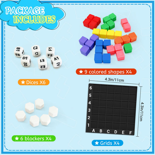 NONSOMPLE Brain Square dice set supports fast-paced strategy play.