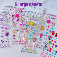 NOOEPC Gem Stickers rhinestones add sparkle to arts and DIY projects.