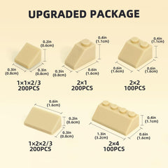 Noorastars five-size slope blocks enable versatile, expandable builds.