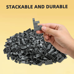 Noorastars slope blocks 30 1x2x2-3 enable larger structures and smooth transitions.