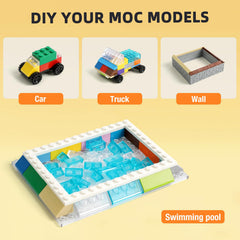 Noorastars slope 45 2x1 blocks for sturdy angled constructions.