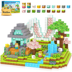 Norline Blooming Garden Bunny with magnetic blocks for imaginative STEM play.
