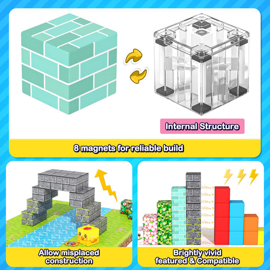 Norline Mine Magnet World castle pieces spark creative building sessions.