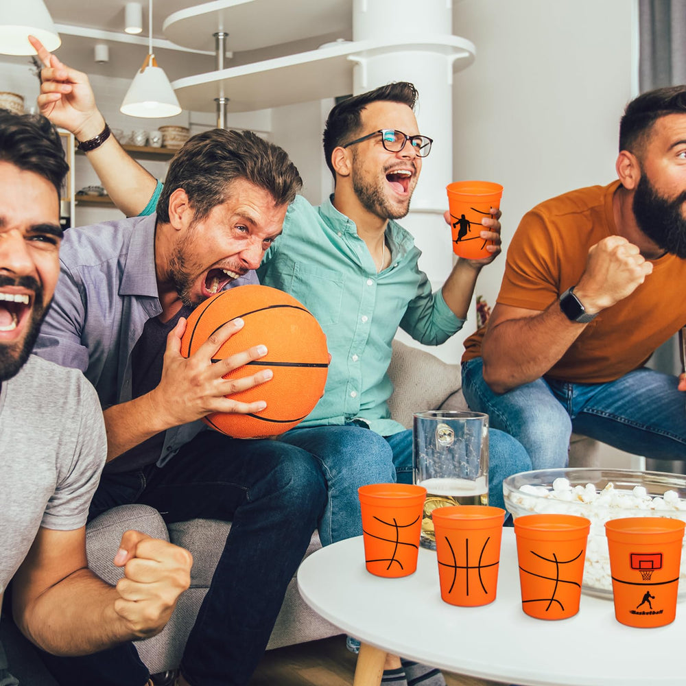 Norme basketball cups style-a close-up with bright colors for celebrations