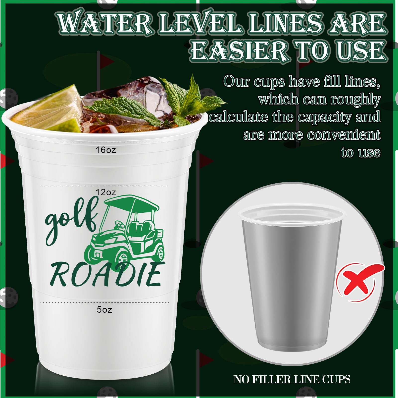 Norme 16 oz disposable cups are sturdy, odorless, and easy to cleanup