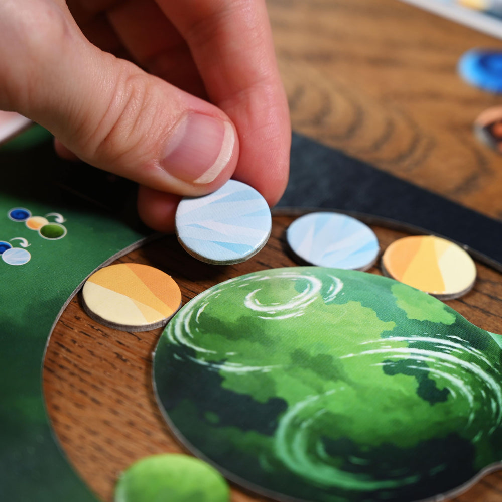 Biomos solo mode provides a thoughtful puzzle for solo play and quiet evenings.