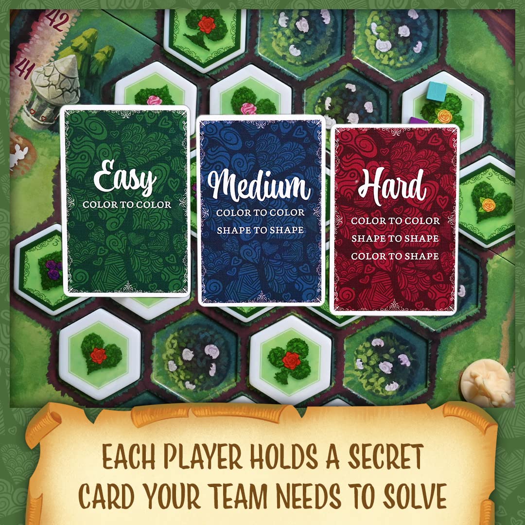 North Star Games Paint the Roses Deluxe tiles and board highlight strategic placement and cooperation.