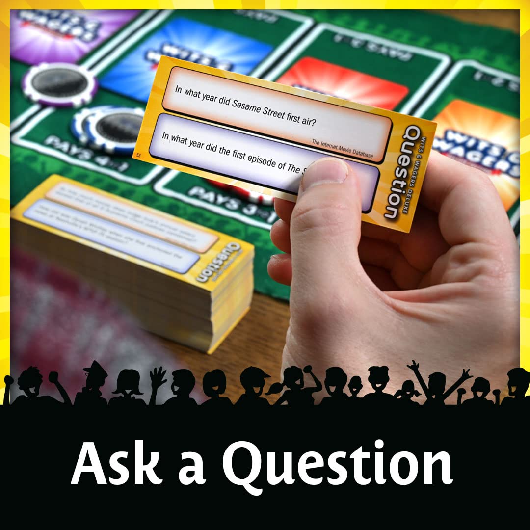 North Star Games Wits & Wagers wagering chips enable fast bets and dramatic guesses.