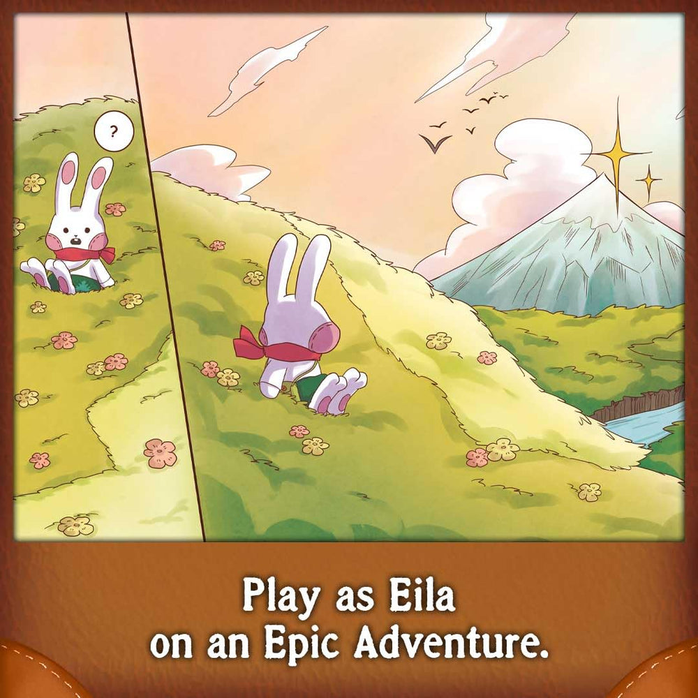 North Star Games Eila and Something Shiny story scene highlights branching paths for replayable adventures.