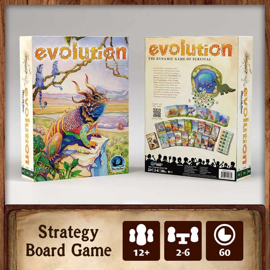 North Star Games Evolution cards illustrate species options for creative customization