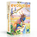 North Star Games Evolution theme art shows a dynamic ecosystem for strategic play