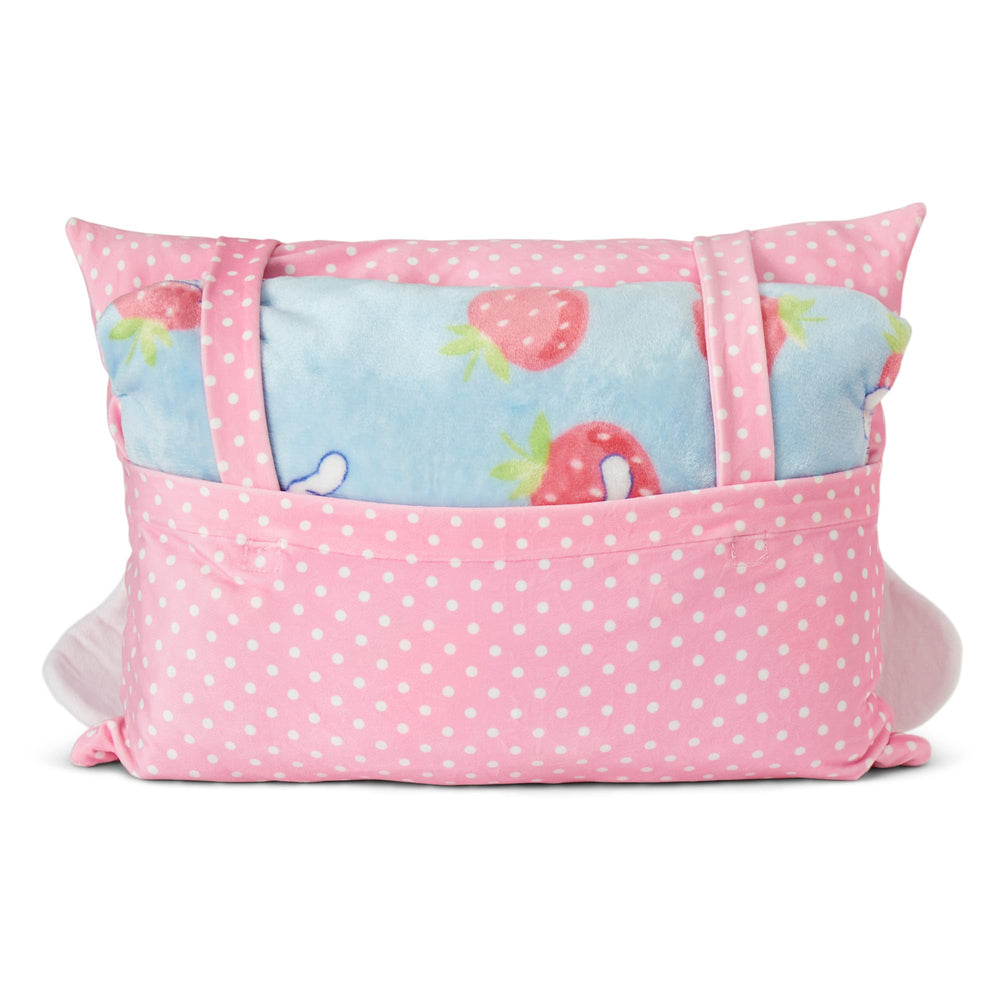 Northwest throw in use during a cozy nap or movie night.