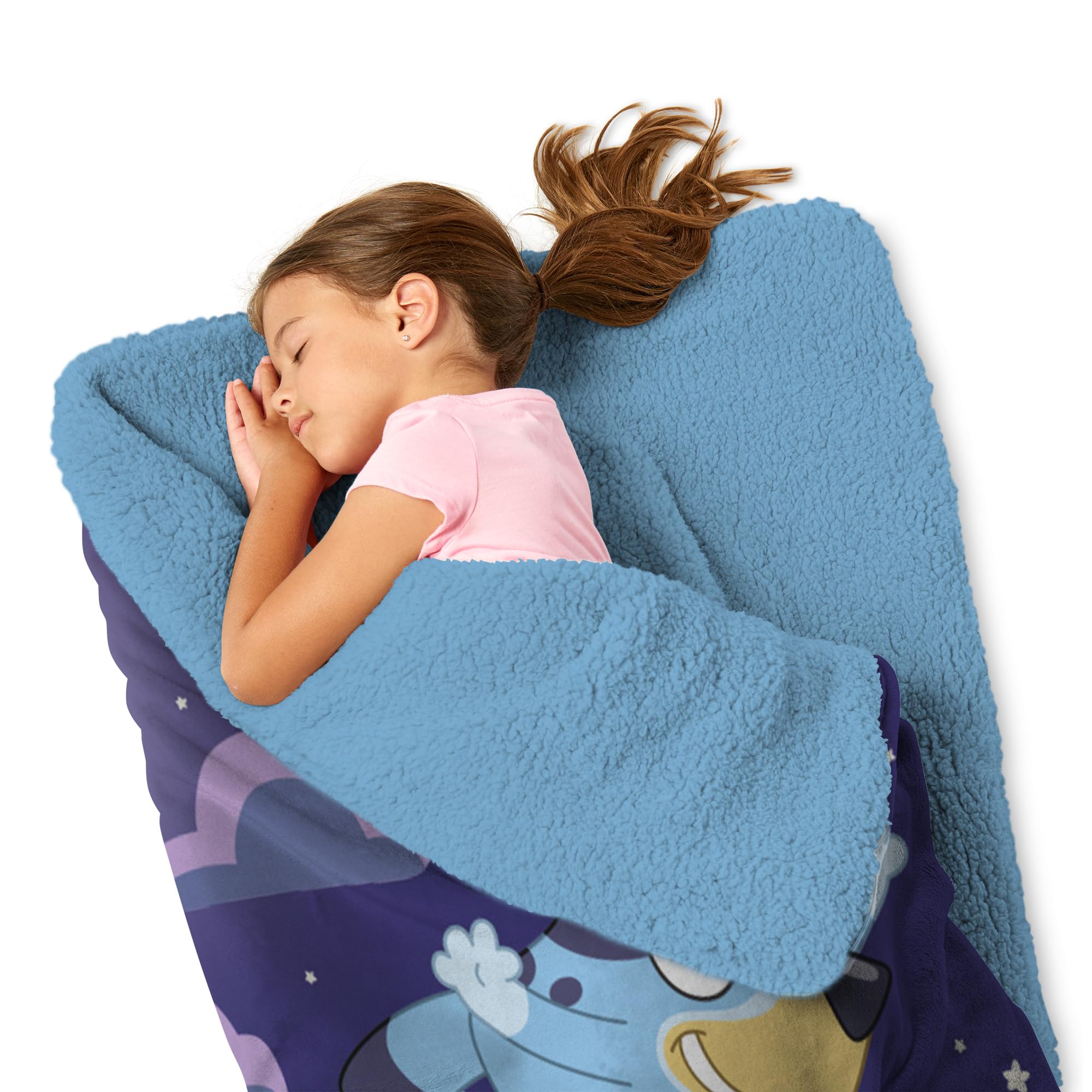 Northwest Bluey slumber pups design print enhances themed play spaces