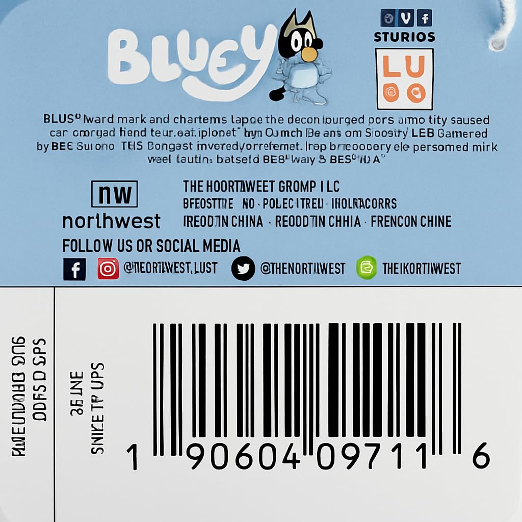Bluey-themed travel scene highlighting portable warmth and comfort.