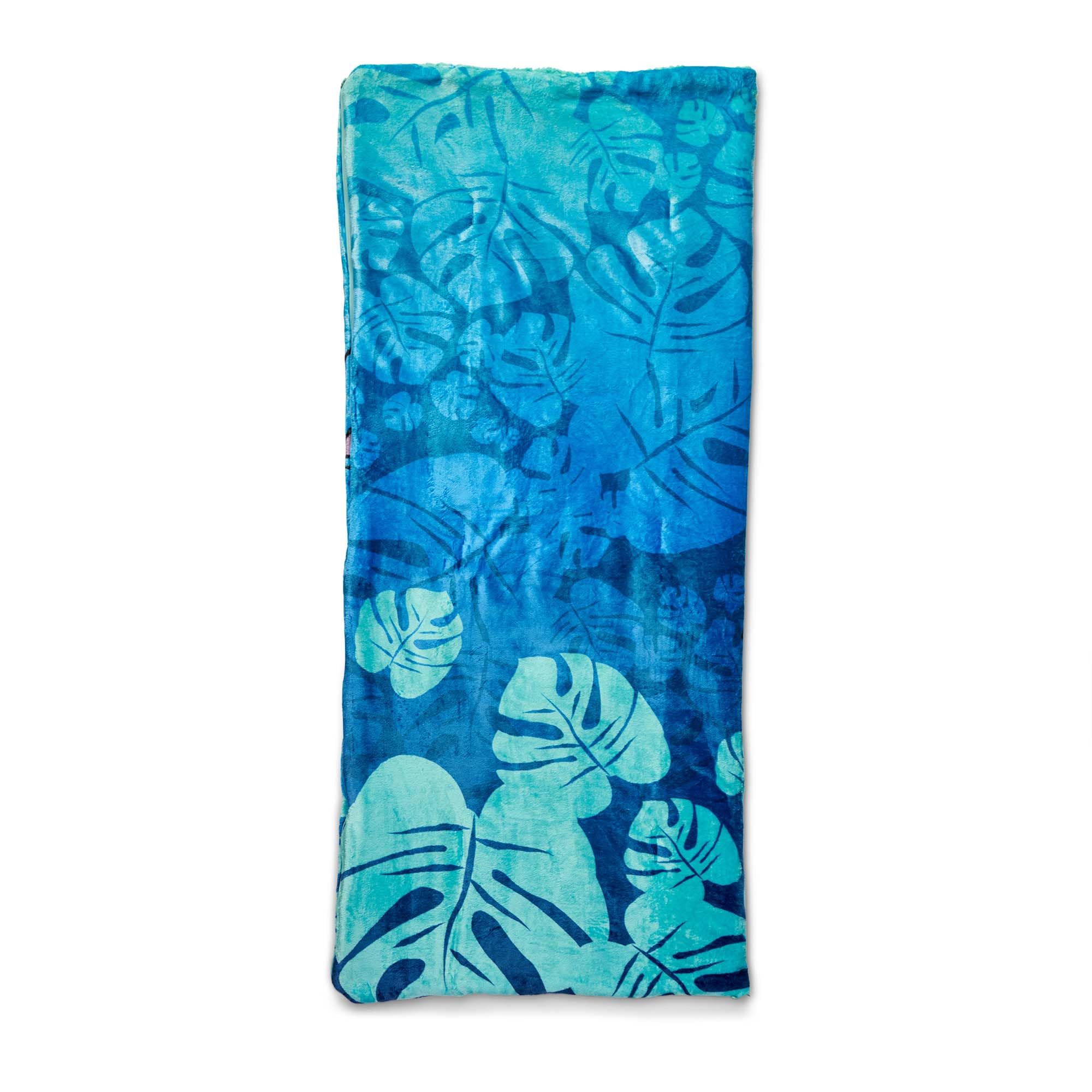 Northwest Lilo Stitch cloud sherpa slumber bag fabric texture emphasizes silky softness.