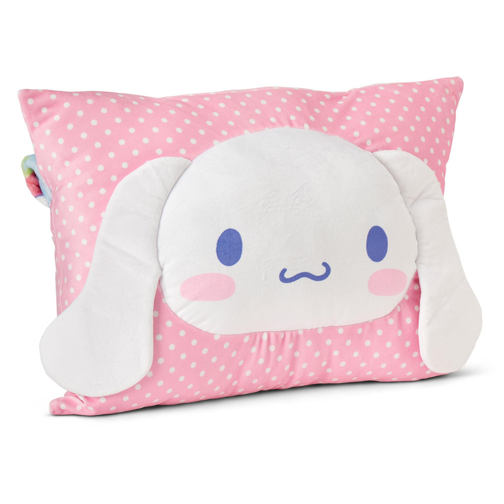 Northwest pink polka-dot back on the pillow adds cute contrast.