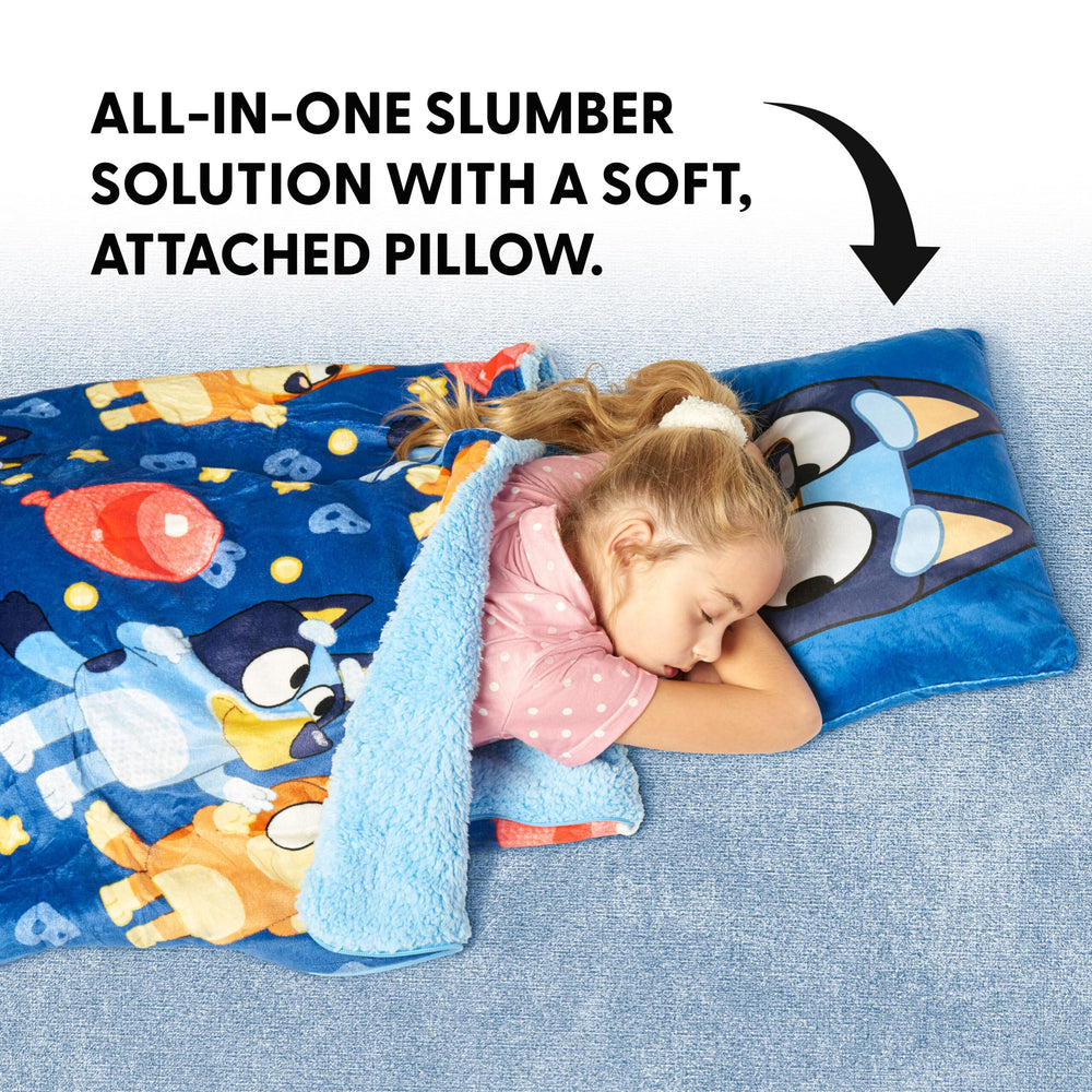 Northwest Bluey design with balloons and stars, playful bedtime inspiration.