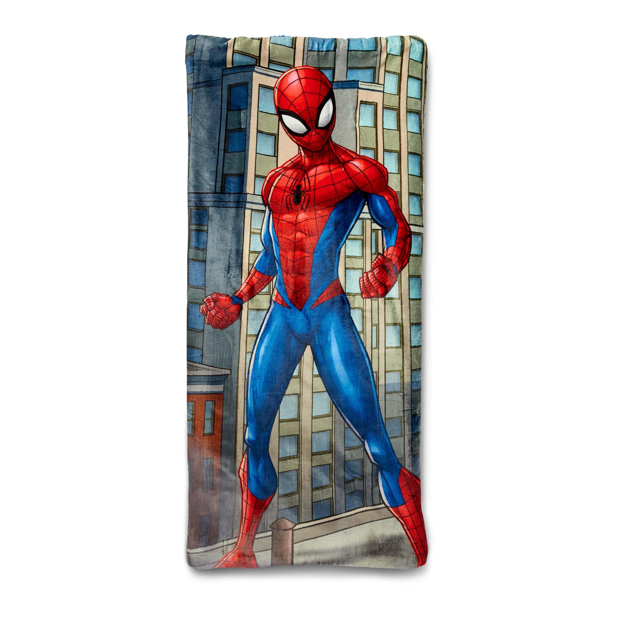Northwest Spider-Man cloud sherpa interior detail highlights plush softness.
