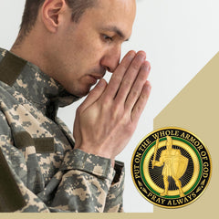 Nosiny durable alloy armor of God coin, built to endure daily handling and sharing.