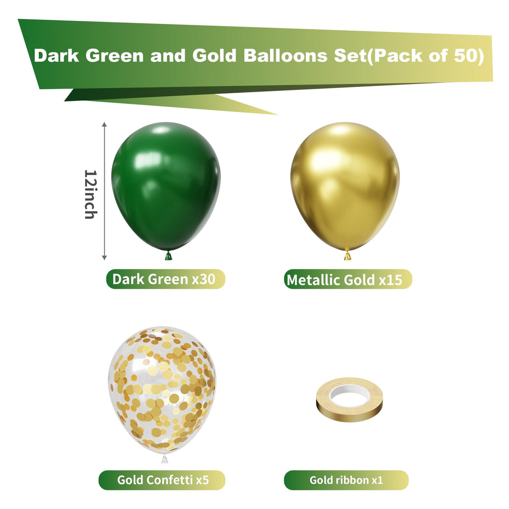 NOT HOME dark green 12-inch balloons ready for indoor celebrations.