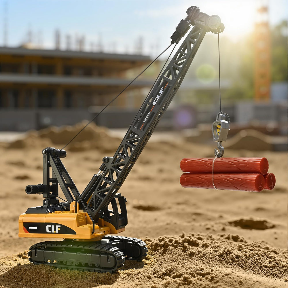 NOVAFUSION crane side view showing authentic proportions for immersive play.